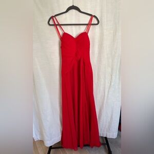 Faviana Red Strapless Evening Gown with Sweetheart Neckline prom gala party